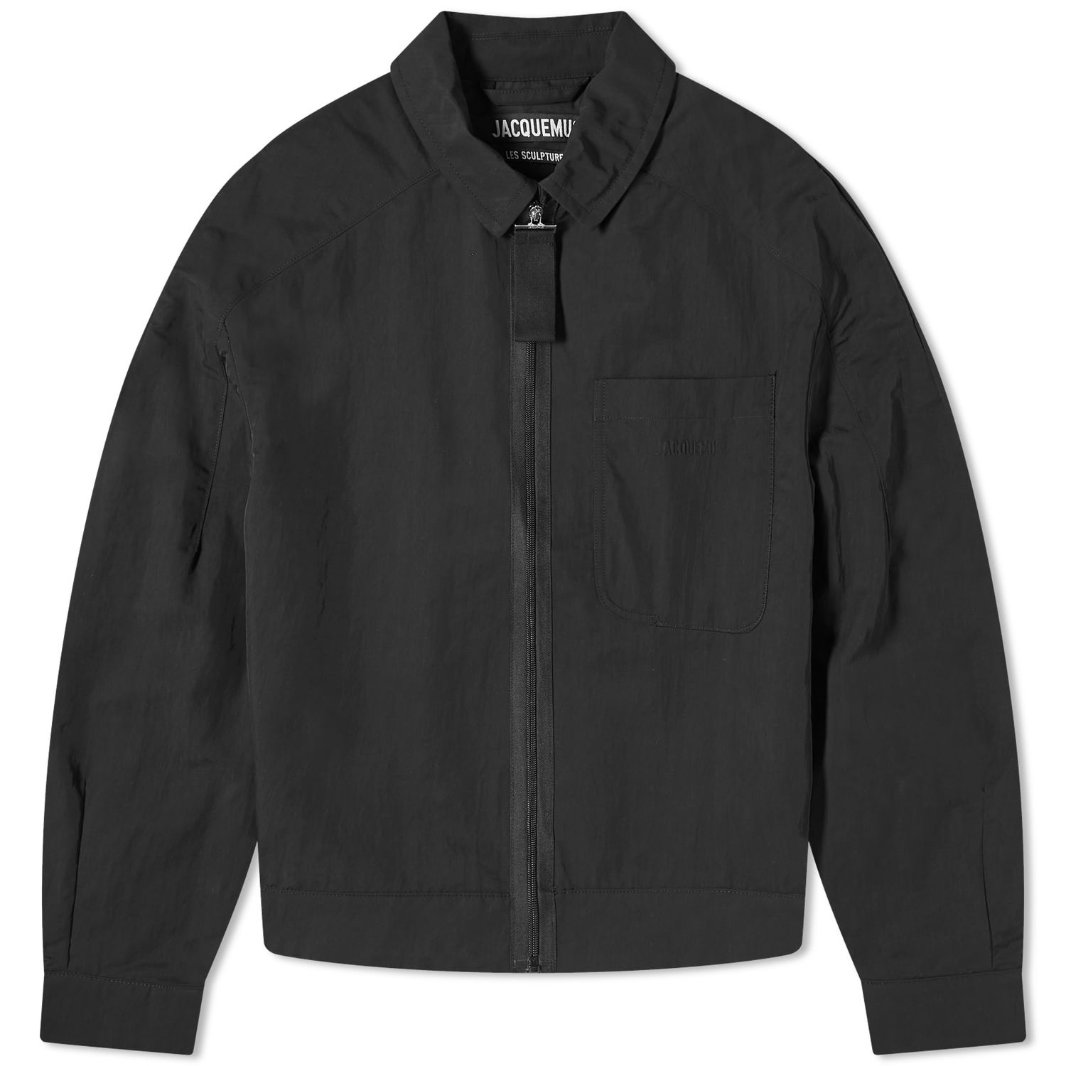 Jakke Jacquemus Linu Zip Head Jacket Sort | 23H245BL013-1531-990, 0