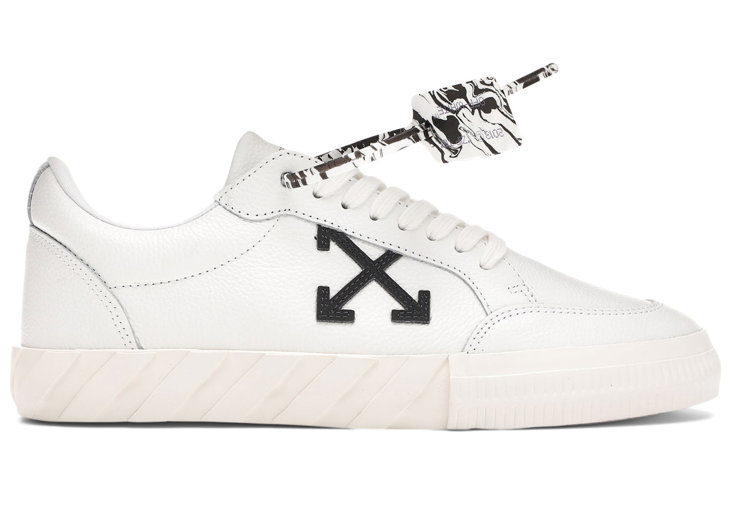Sneakers og sko Off-White Low Vulc "White Iridescent" Hvid | OMIA085E20LEA0010181, 0