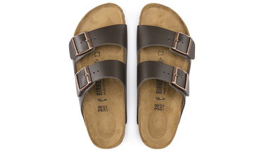 Sneakers og sko Birkenstock Arizona Natural Leather Regular Fit Brun | 51101, 2