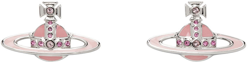 Øreringe Vivienne Westwood Small Neo Bas Relief Earrings Grå | 62010039-02P538-, 0