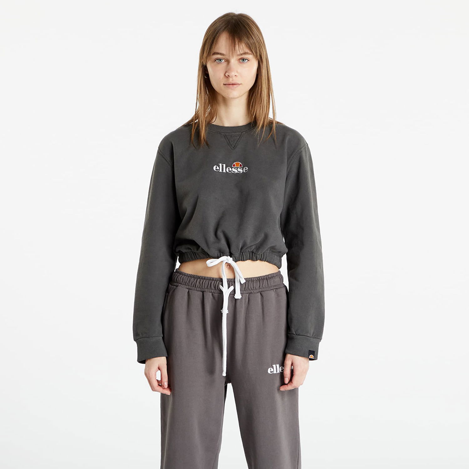 Sweatshirt Ellesse Popsy Cropped Sweatshirt Grå | SGM14011011, 0
