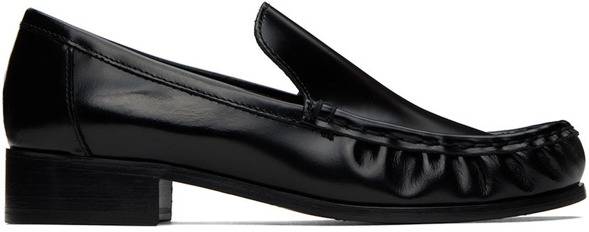 Tøj Acne Studios Acne Studios Leather Loafers Sort | BD0325-