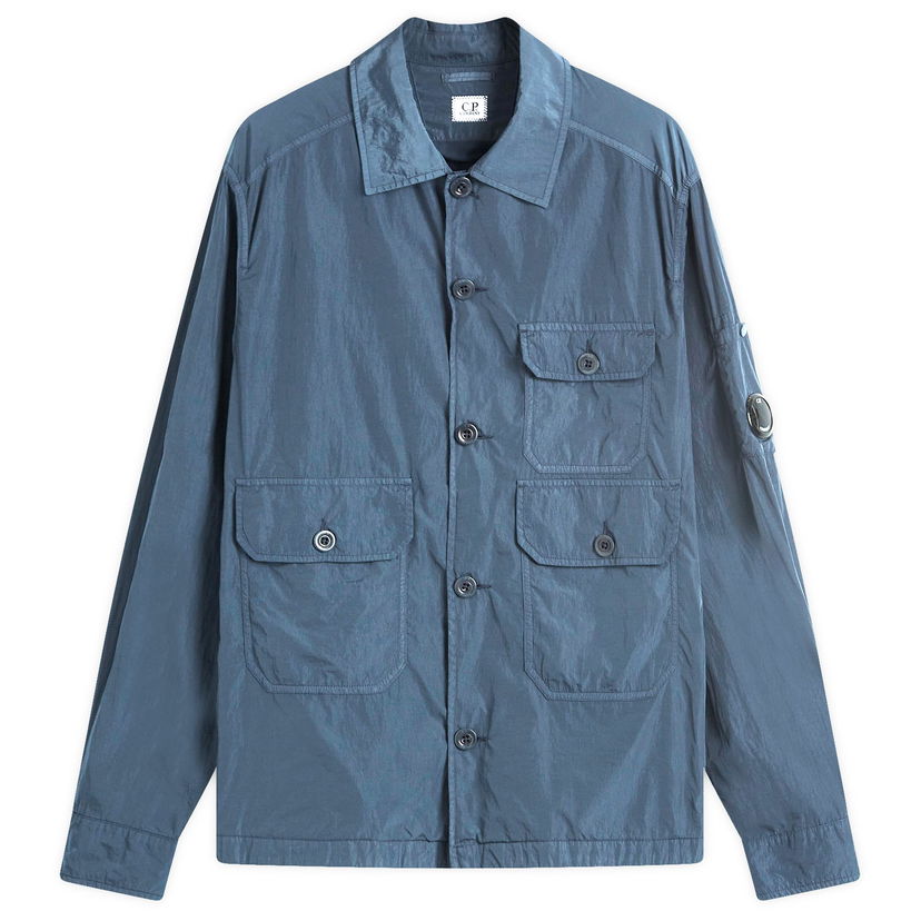 Skjorte C.P. Company C.P. Company Chrome-R Overshirt Blå | 18CMOS013A-005904G-891