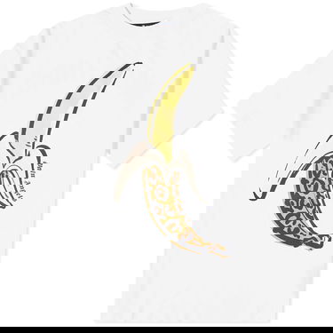 T-shirt Palm Angels Banana Tee Hvid | PMAA001F22JER0060118, 0