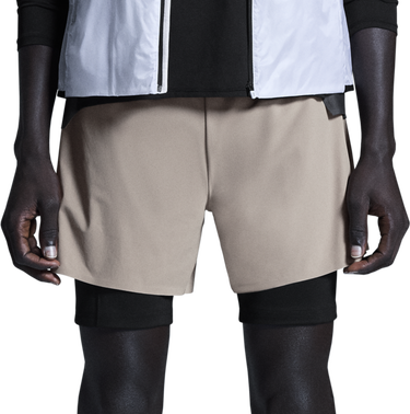 Shorts On Running On Running 5" Performance 2-in-1 Shorts Beige | 1mf10092986, 0