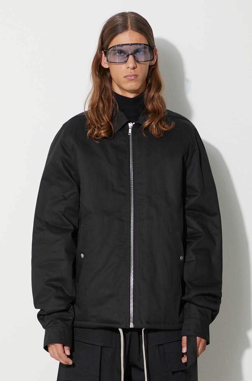 Jakke Rick Owens Cotton Jacket Sort | DU02C5783.TW, 0