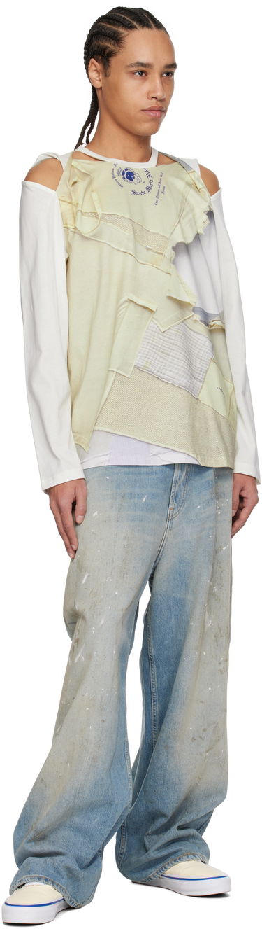 T-shirt Perks And Mini Perks and Mini Martine Syms Edition Slash Long Sleeve T-Shirt Hvid | 4582, 3