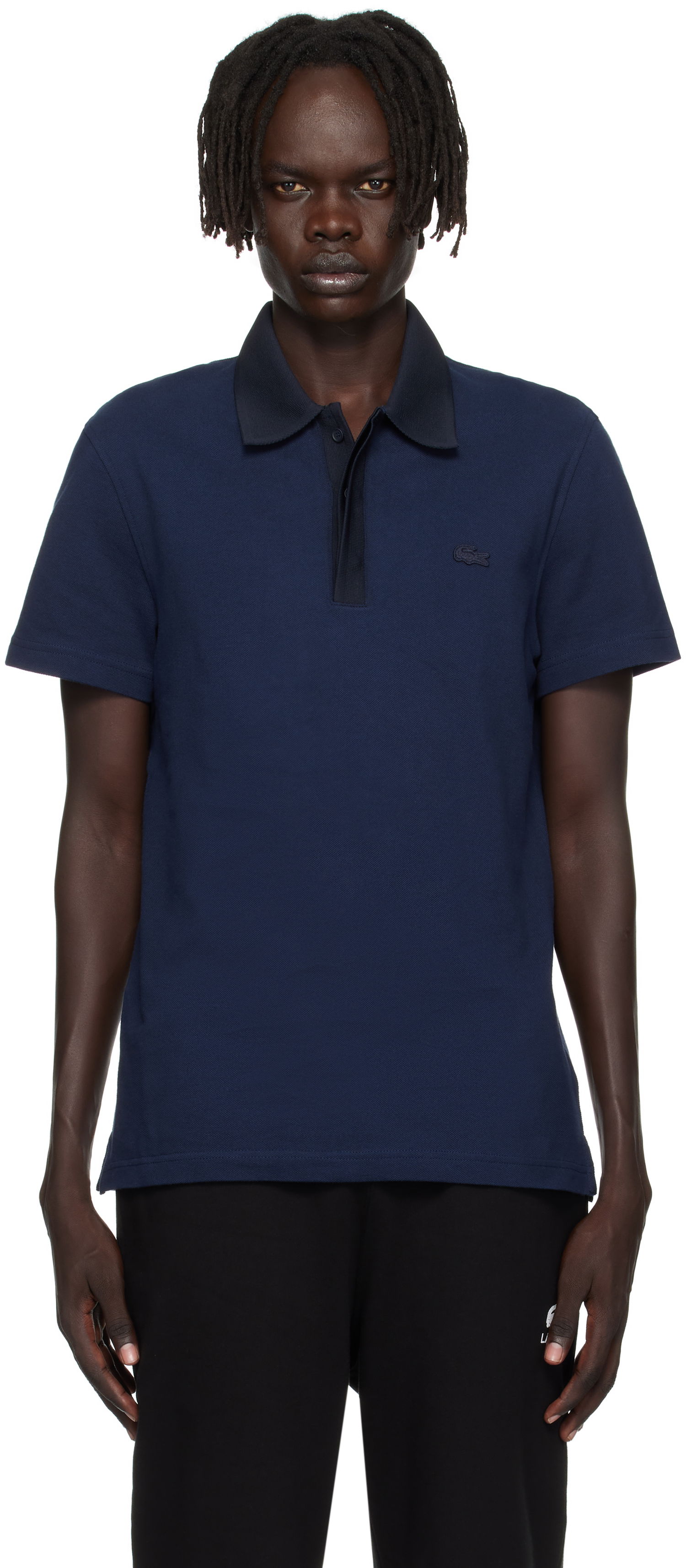 Polo skjorte Lacoste Lacoste Regular Fit Piqué Polo Mørkeblå | PH5456_BE4, 0