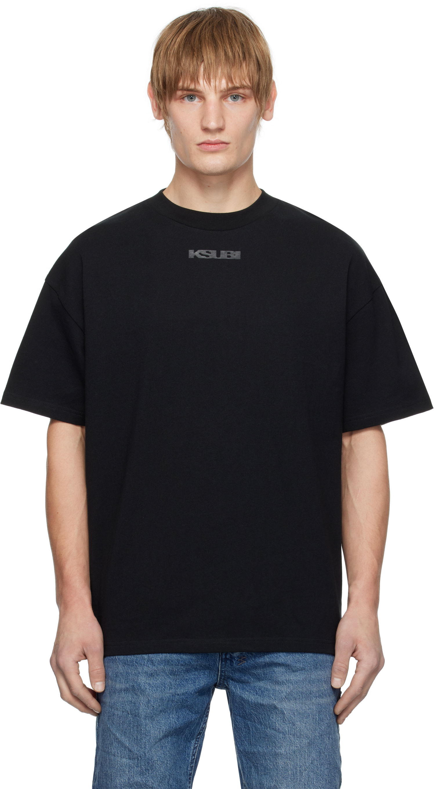 T-shirt Ksubi Ekcess Graphic Print Relaxed Fit T-Shirt Sort | MPS25TE028, 0