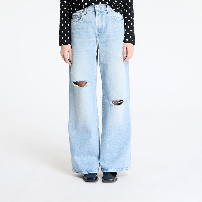 Jeans CALVIN KLEIN Calvin Klein Jeans The Wide Leg Light Jeans Blå | LV047B982G VSO