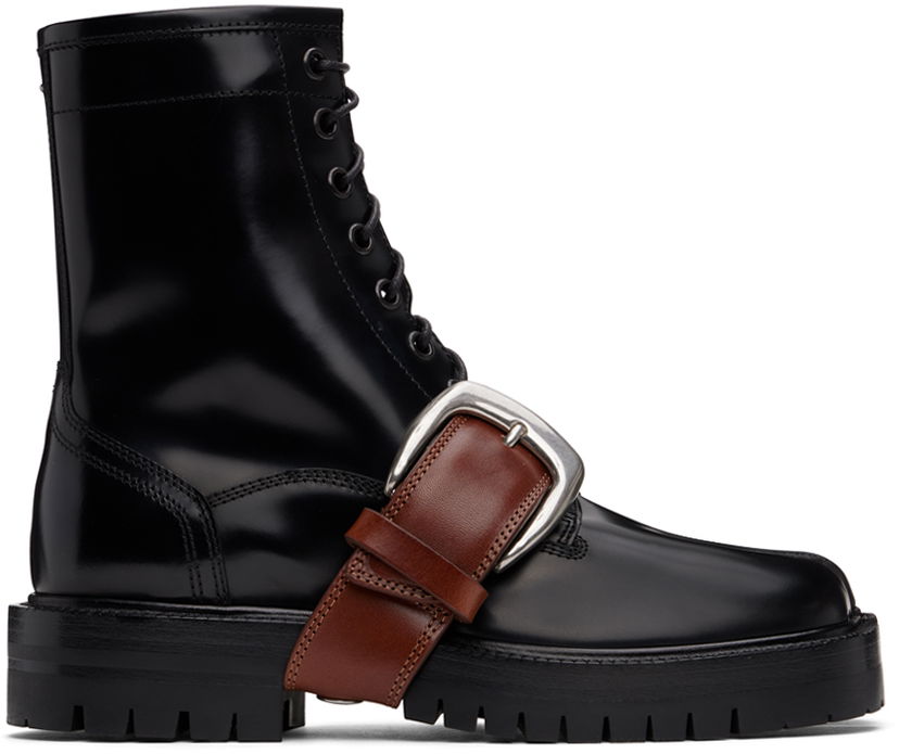 Sneakers og sko Maison Margiela Tabi Combat Boots Sort | S58WU0415 P7986