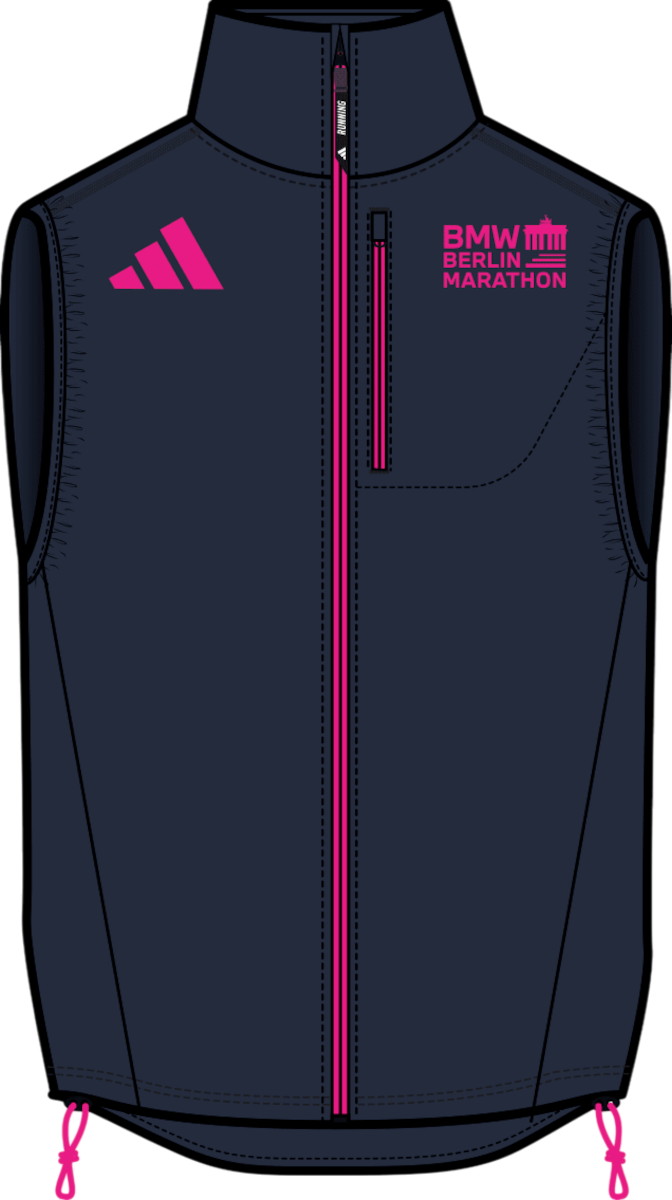 Vest adidas Originals Adidas BMW Berlin Marathon 2025 Running Vest Mørkeblå | ka4293, 0