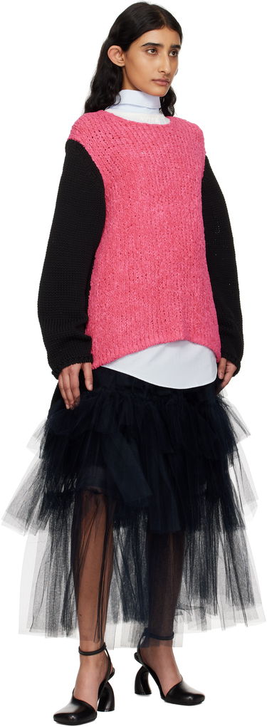 Sweater Comme des Garçons Crewneck Sweater by Homme Plus Lyserød | PO-N005-S25, 3