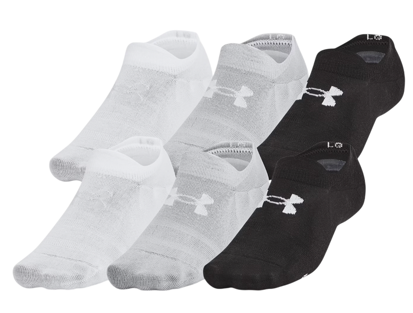 Sokker Under Armour Essential 6-Pack No-Show Socks Hvid | 1386240-002