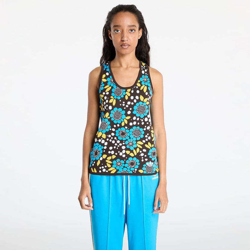 Tanktop adidas Originals Wales Bonner x Knit Vest Brun | JJ2936