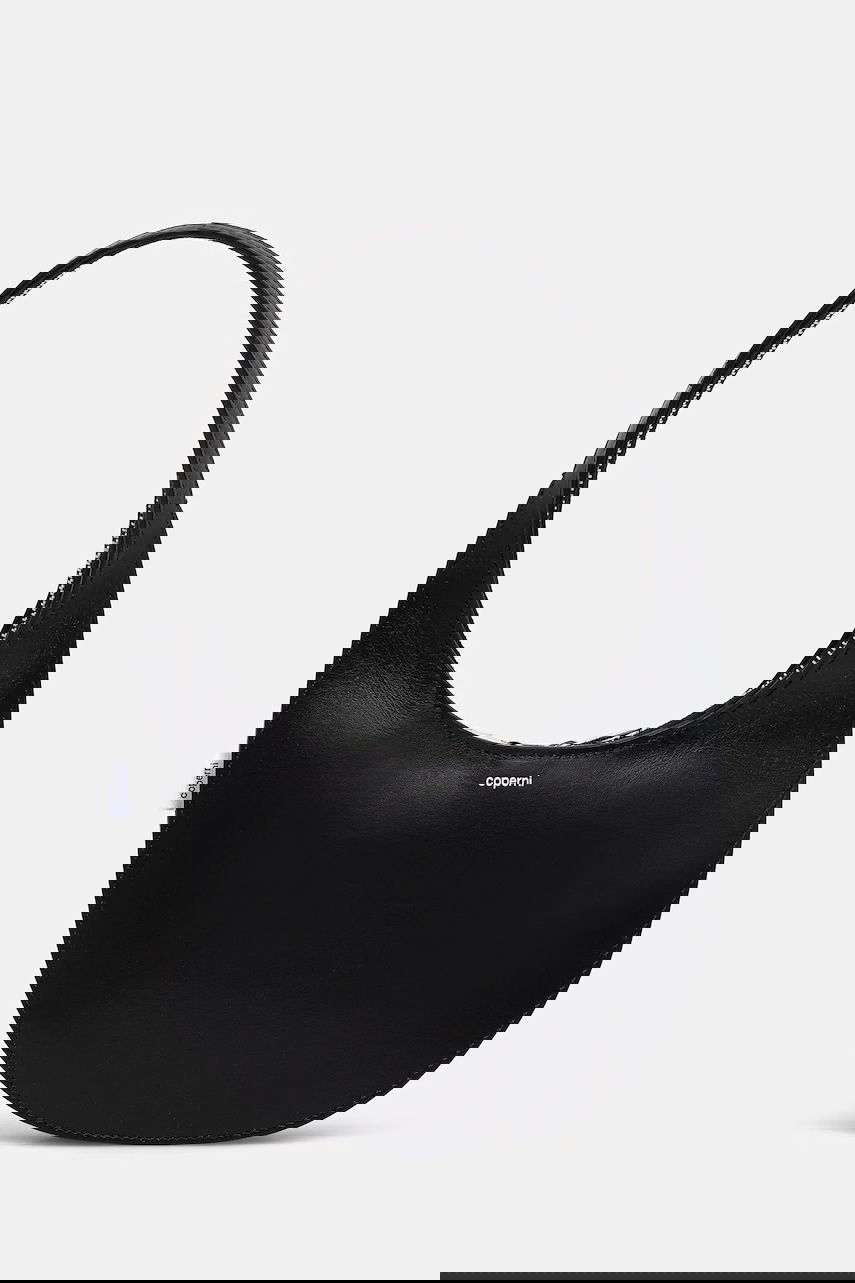 Håndtaske Coperni Soft Swipe Crescent Bag Sort | COPBA108F6066, 0