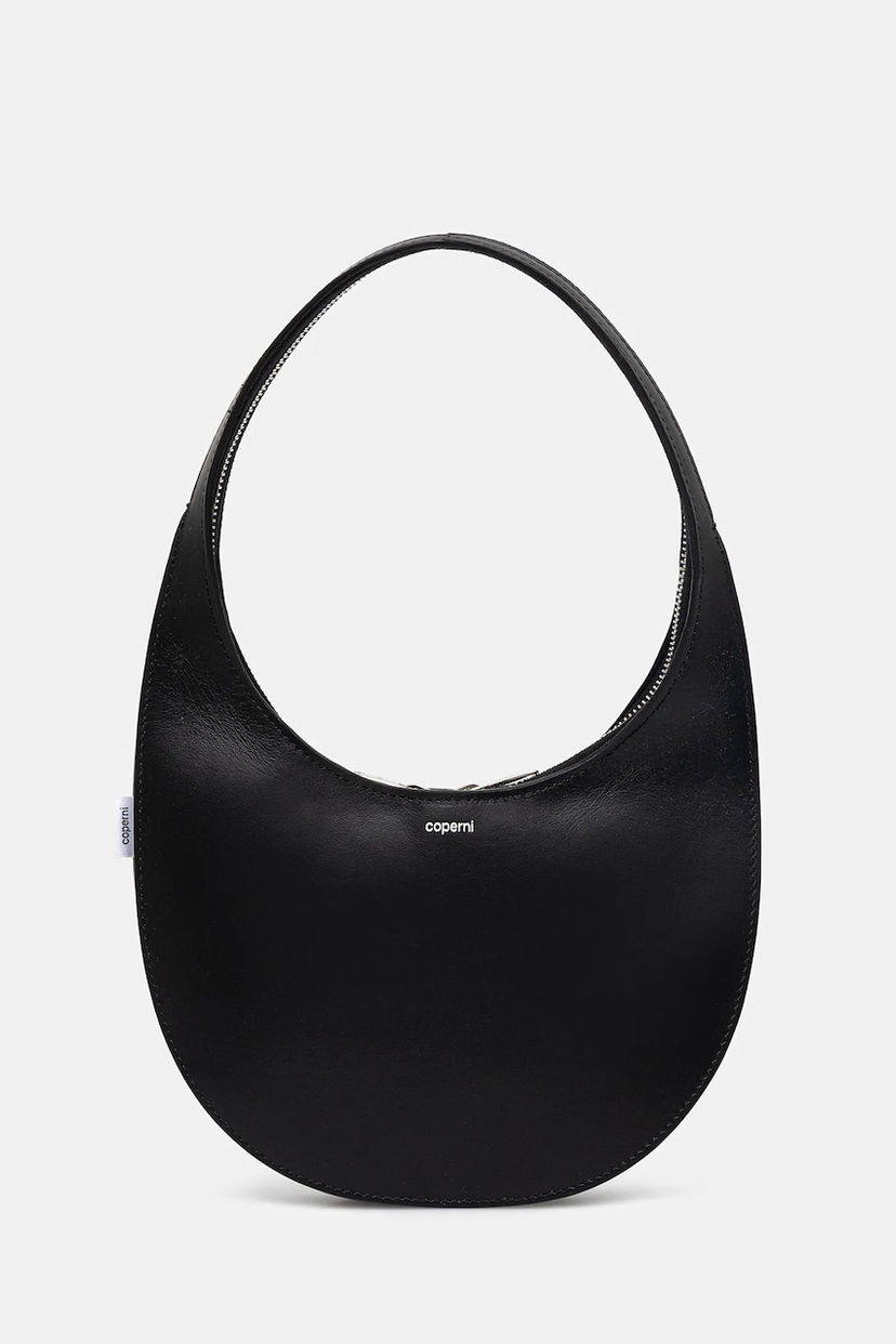 Håndtaske Coperni Soft Swipe Crescent Bag Sort | COPBA108F6066
