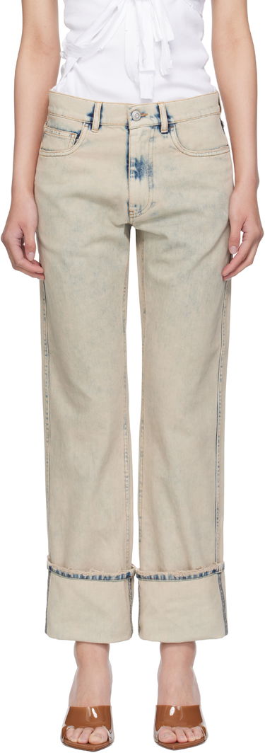 Jeans Coperni Coperni Boyfriend Jeans Beige | COPP122F2035, 0