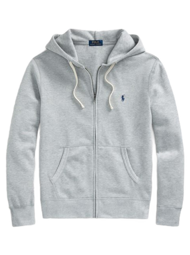 Sweatshirt Polo by Ralph Lauren Long Sleeve Knit Hoodie Grå | 710813297002