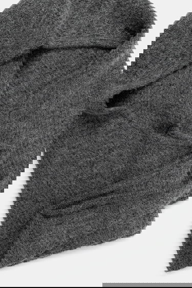 Hat GANNI Soft Wool Balaclava Grå | A6475, 2