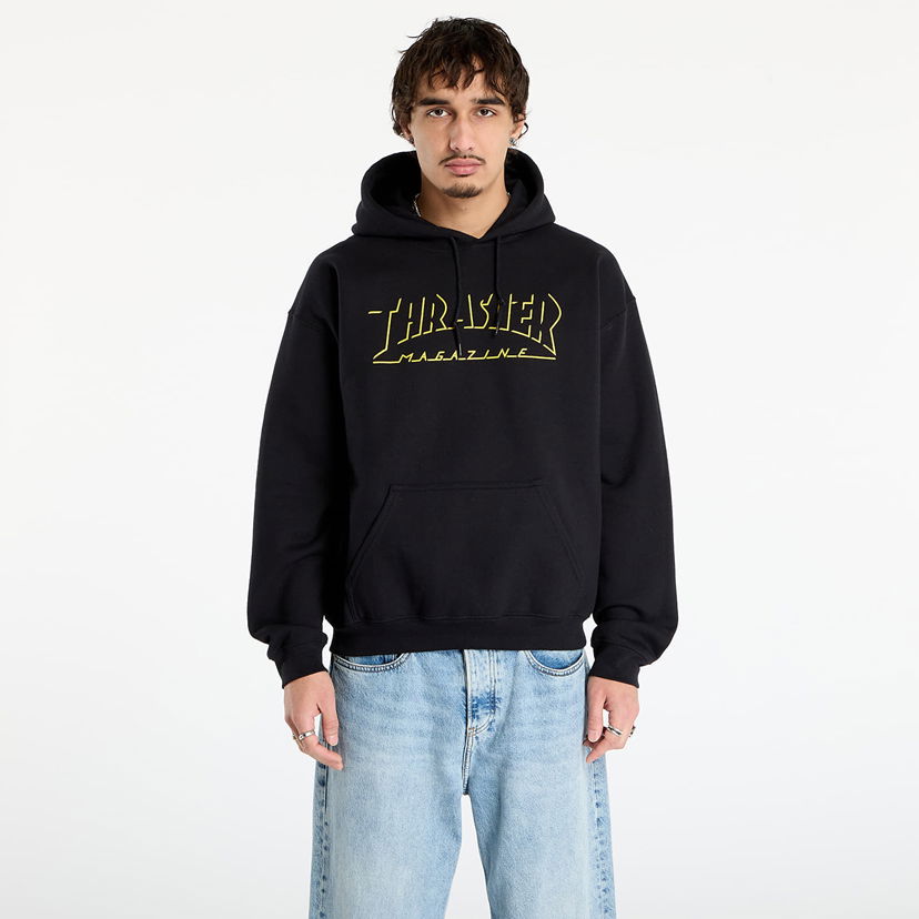Sweatshirt Thrasher Shadow Mag Logo Hoodie Sort | 145768