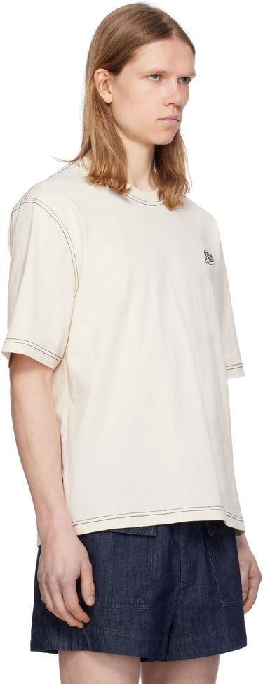 T-shirt AMI AMI Paris Signature Cotton T-Shirt Beige | HTS029.JE0118, 1