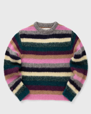 Sweater ERL Striped Alpaca Crewneck Knit Flerfarvet | ERL11N002-1, 1