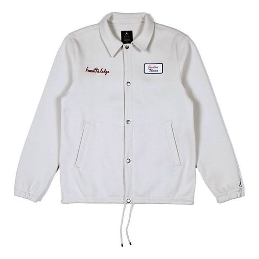 Vindjakke Jordan Jordan x Union LA Coaches Jacket Hvid | DB8261-072