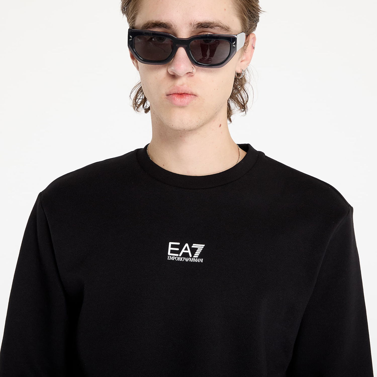 Sweatshirt Emporio Armani Sweatshirt EA7 Sweatshirt Black XL Sort | 8NPM34PJVTZ1200, 1