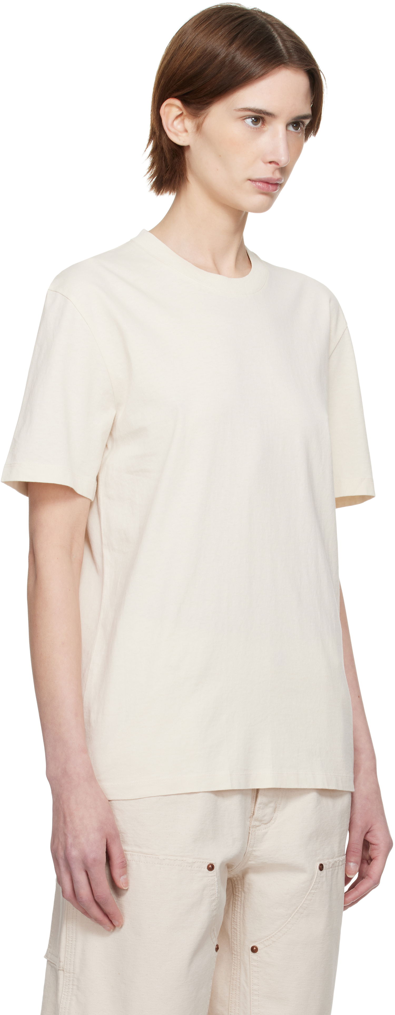 T-shirt Maison Margiela Maison Margiela Cotton T-Shirt Beige | S50GC0710 S23973, 1
