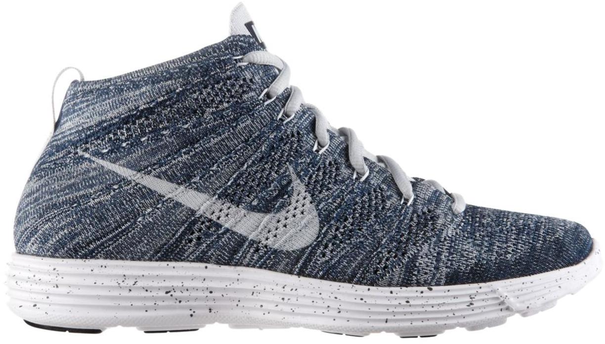 Sneakers og sko Nike Lunar Flyknit Chukka Squadron Blue Pure Platinum Grå | 554969-400, 0