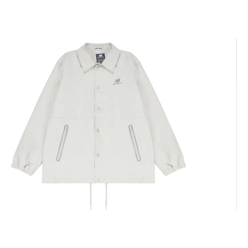 Vindjakke New Balance Sport Coach Jacket Beige | 5AC39503-LBE