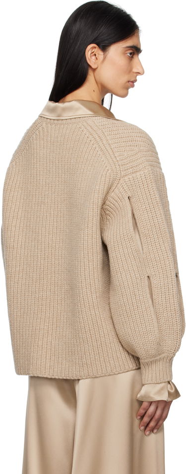 Sweater Nanushka Nanushka Jacint Cutout Detail Sweater Beige | NW25RSSW11674, 2