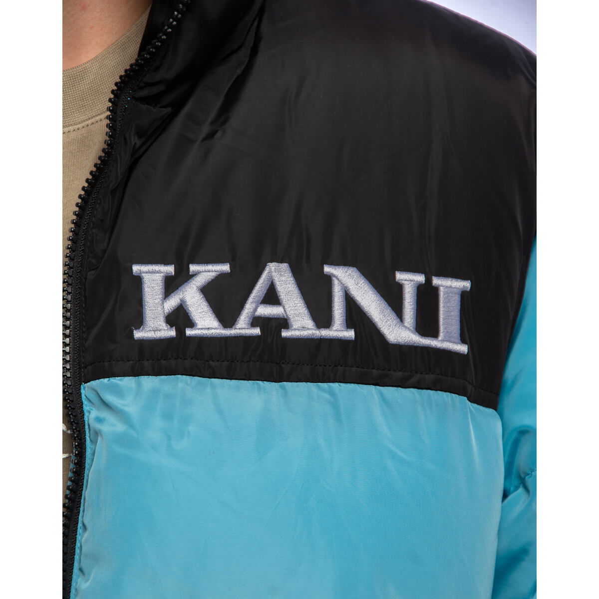 Puffer jakke Karl Kani Karl Kani Retro Essential Puffer Jacket Blå | PD00007604, 1