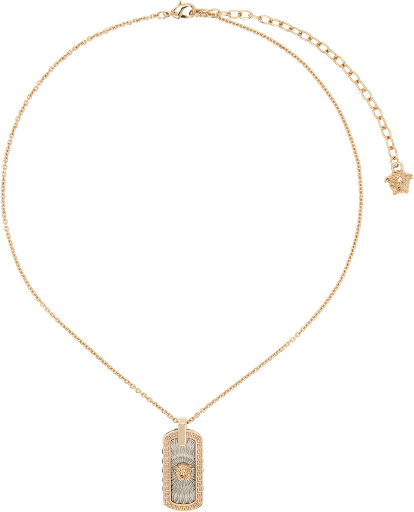 Halskæde Versace Versace Medusa Pendant Necklace Metalisk | 1018964_1A00621