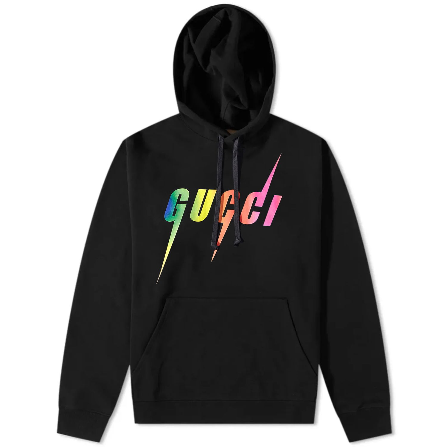 Sweatshirt Gucci Graphic Popover Hoody Sort | 700120-XJFL9-1152, 0
