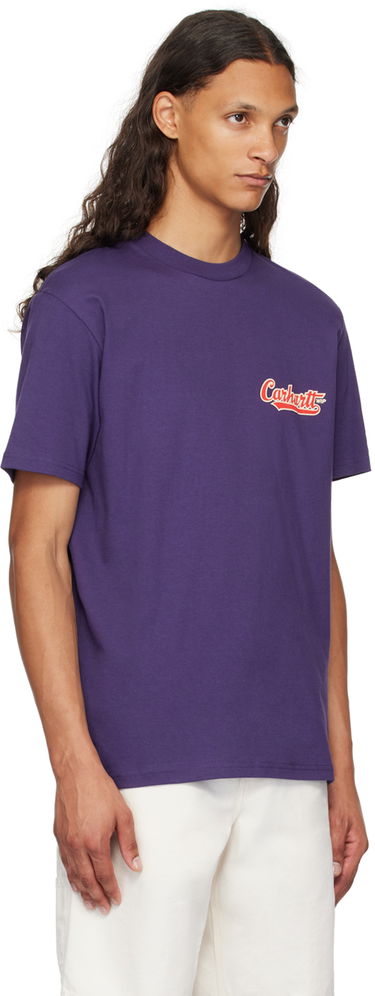 T-shirt Carhartt WIP Spill Logo Print T-Shirt Hvid | I033950, 4