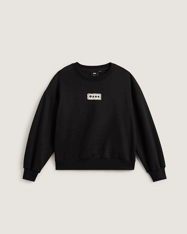 Sweatshirt Vans Upworn Retro Crew Sweatshirt Sort | VN000Q30BLK, 0