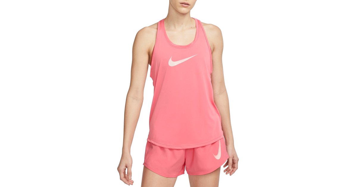 Tanktop Nike One Dri-FIT Swoosh Tank Top Lyserød | dx1027-894, 1