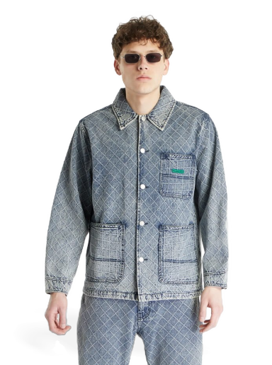 Jakke Pleasures Ingress Chore Coat Blå | P23SP002 INDIGO