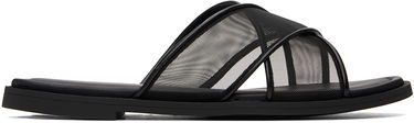 Tøj rag & bone rag & bone Geo Mesh Cross Strap Sandals Sort | WFF24PF037MS37, 0