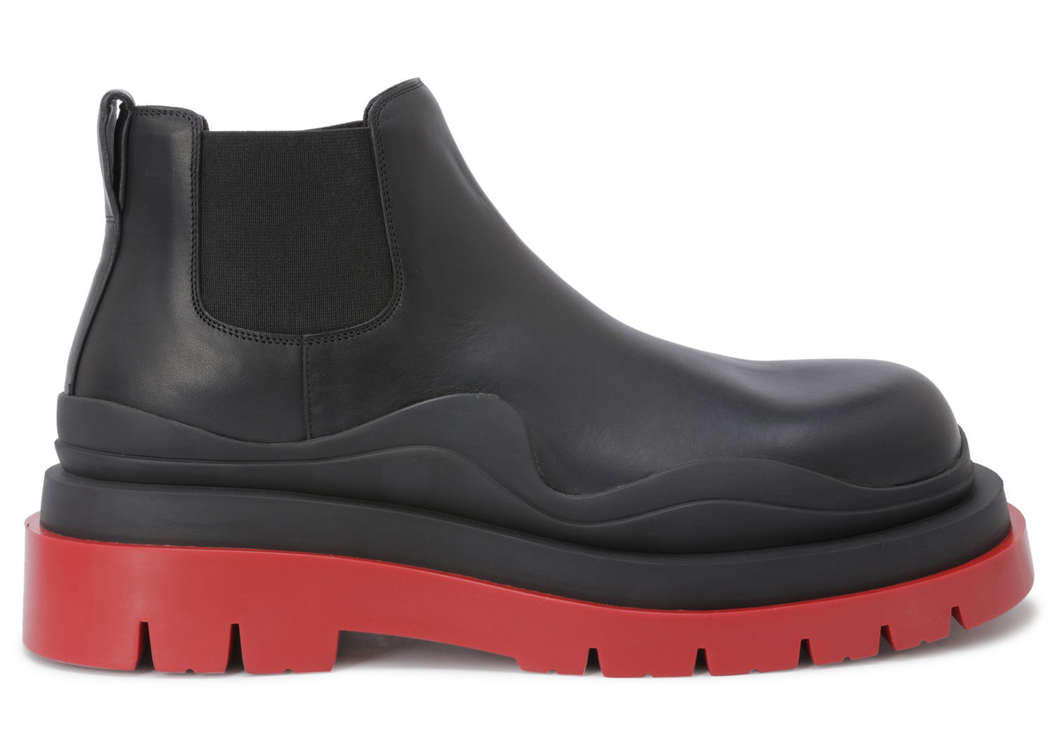 Sneakers og sko Bottega Veneta Leather Chelsea Boots with Chunky Sole Sort | 630281VBS501028, 0