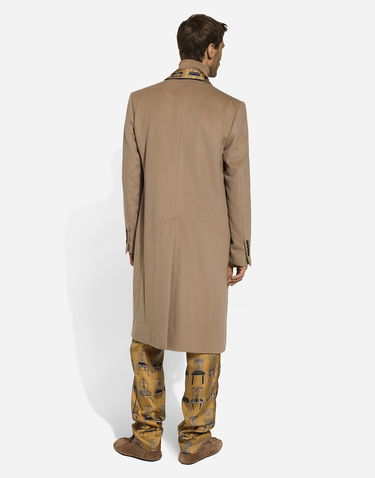 Frakker Dolce & Gabbana Dolce & Gabbana Double-breasted Cashmere Coat 52 Beige | G039BTFU2D1M0172, 2