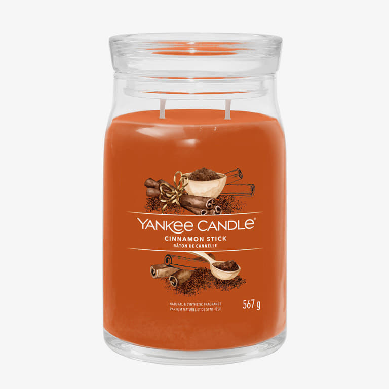 Stearinlys Yankee Candle Large Jar Candle Cinnamon Stick 2 Wicks Orange | 40375
