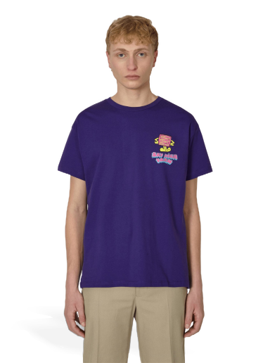 T-shirt Sky High Farm Flatbush Printed T-Shirt Lilla | SHF03T001 1