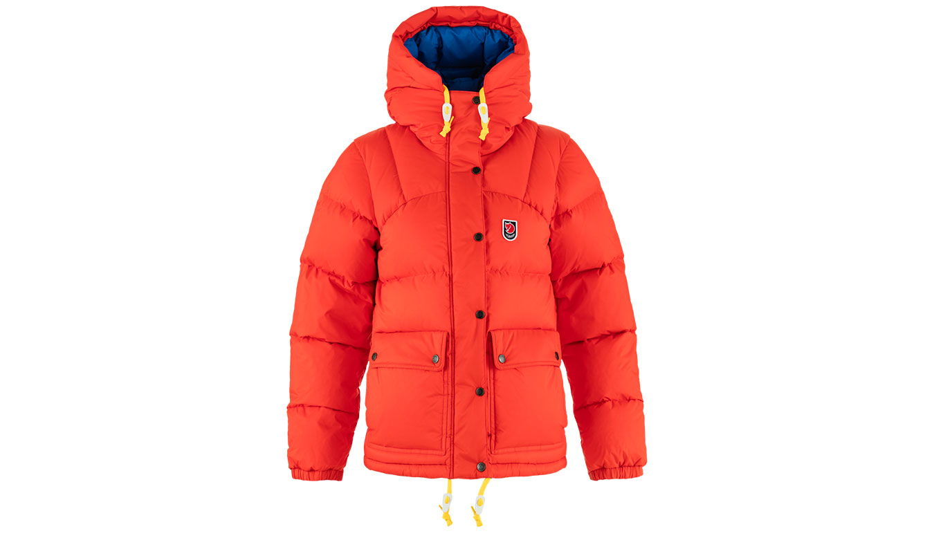 Puffer jakke FJÄLLRÄVEN Expedition Down Lite Jacket Orange | F89995-214-525, 0