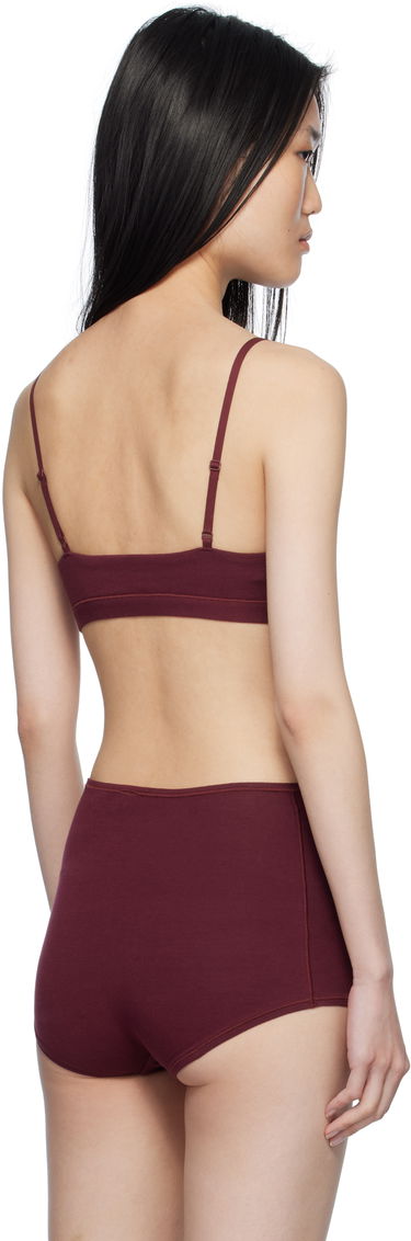 Bh SKIMS SKIMS Cotton Jersey Scoop Bralette Bourgogne | BR-SCP-4460, 2