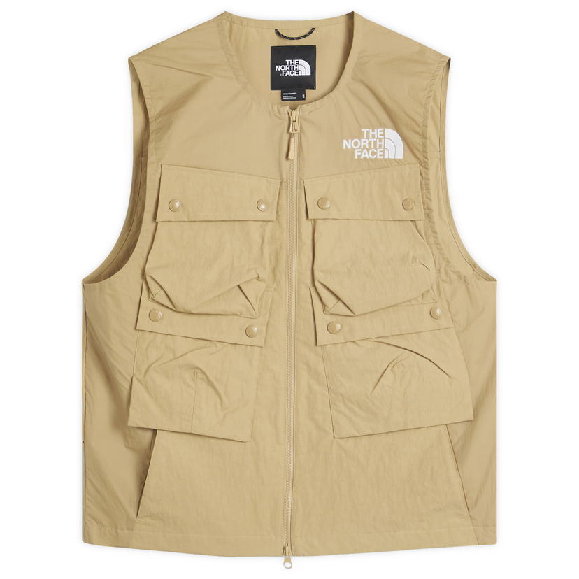 Vest The North Face Mountain Wind Vest Beige | NF0A8CKGLK5