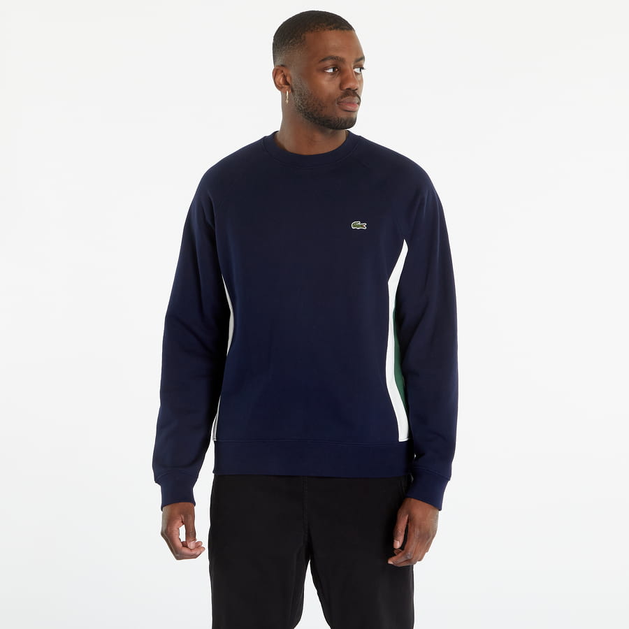 Sweatshirt Lacoste Sweatshirt Mørkeblå | SH5605 YUN, 0