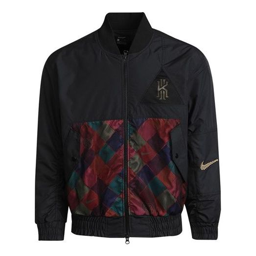 Bomberjakke Nike Kyrie Protect Irving Sports Print Basketball Jacket Flerfarvet | DD6930-010